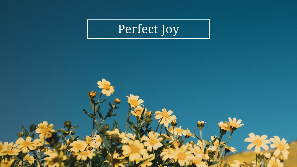 ‘Perfect Joy’ | OFS Oxford Fraternity Meeting – 20 January, 2024